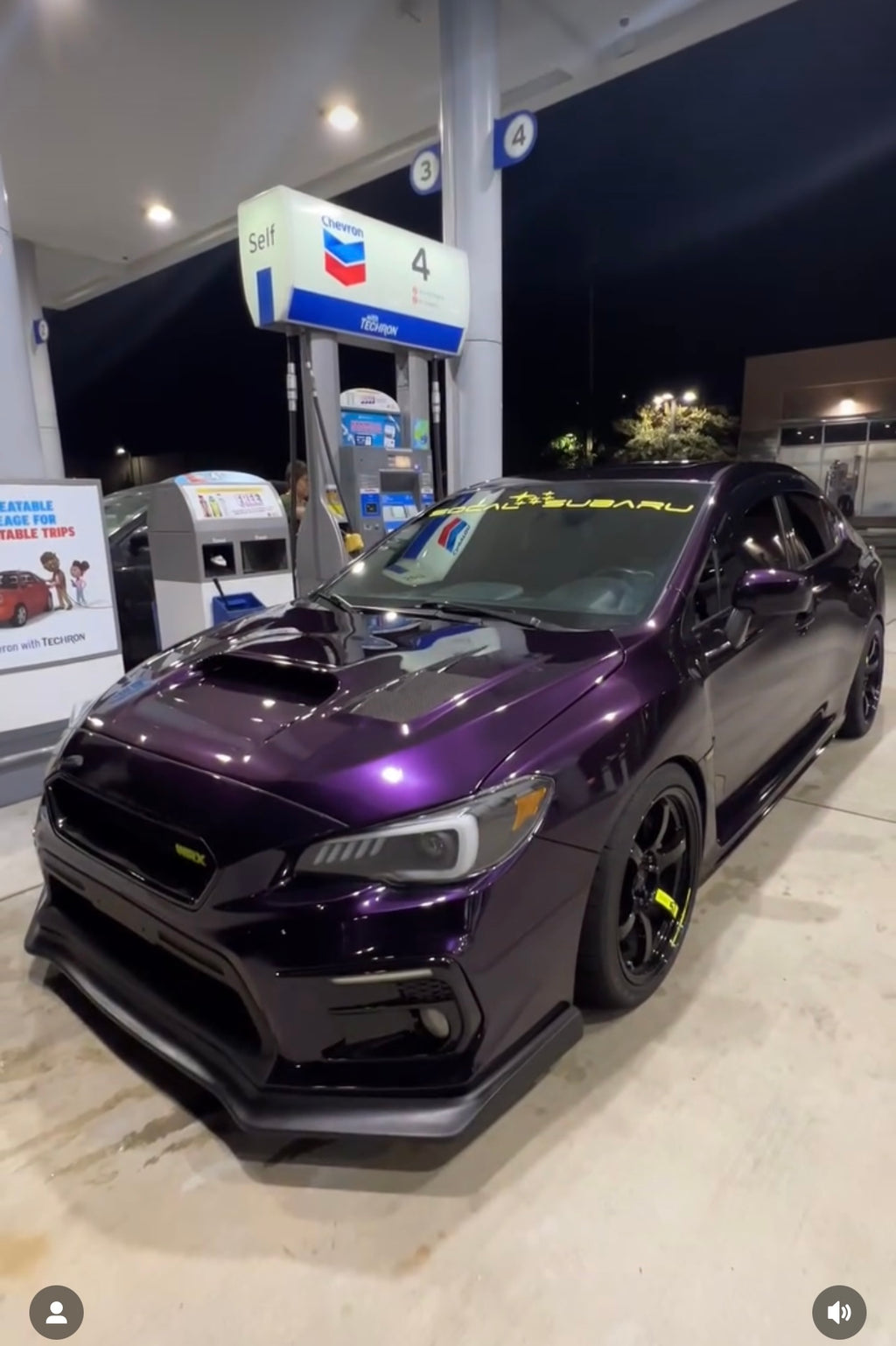 PET High Gloss Metallic Midnight Purple